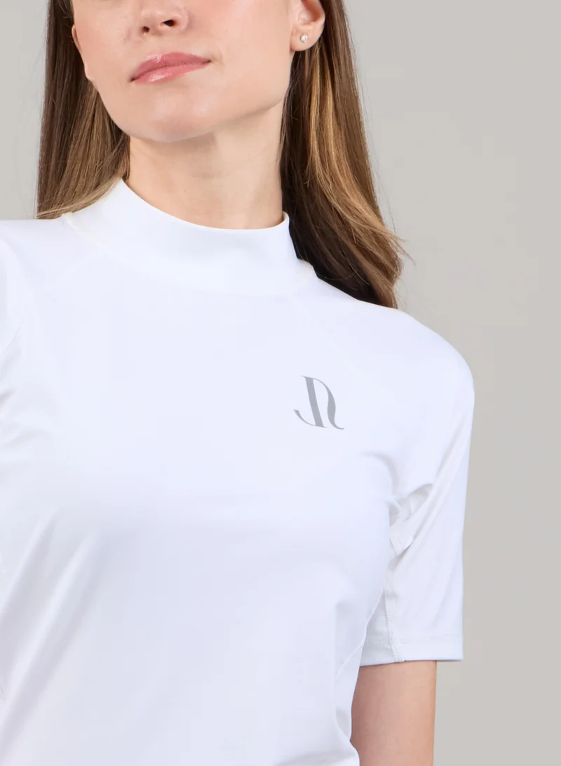Just Nature White Short Sleeve Rashguard for Women | Best Price UAE